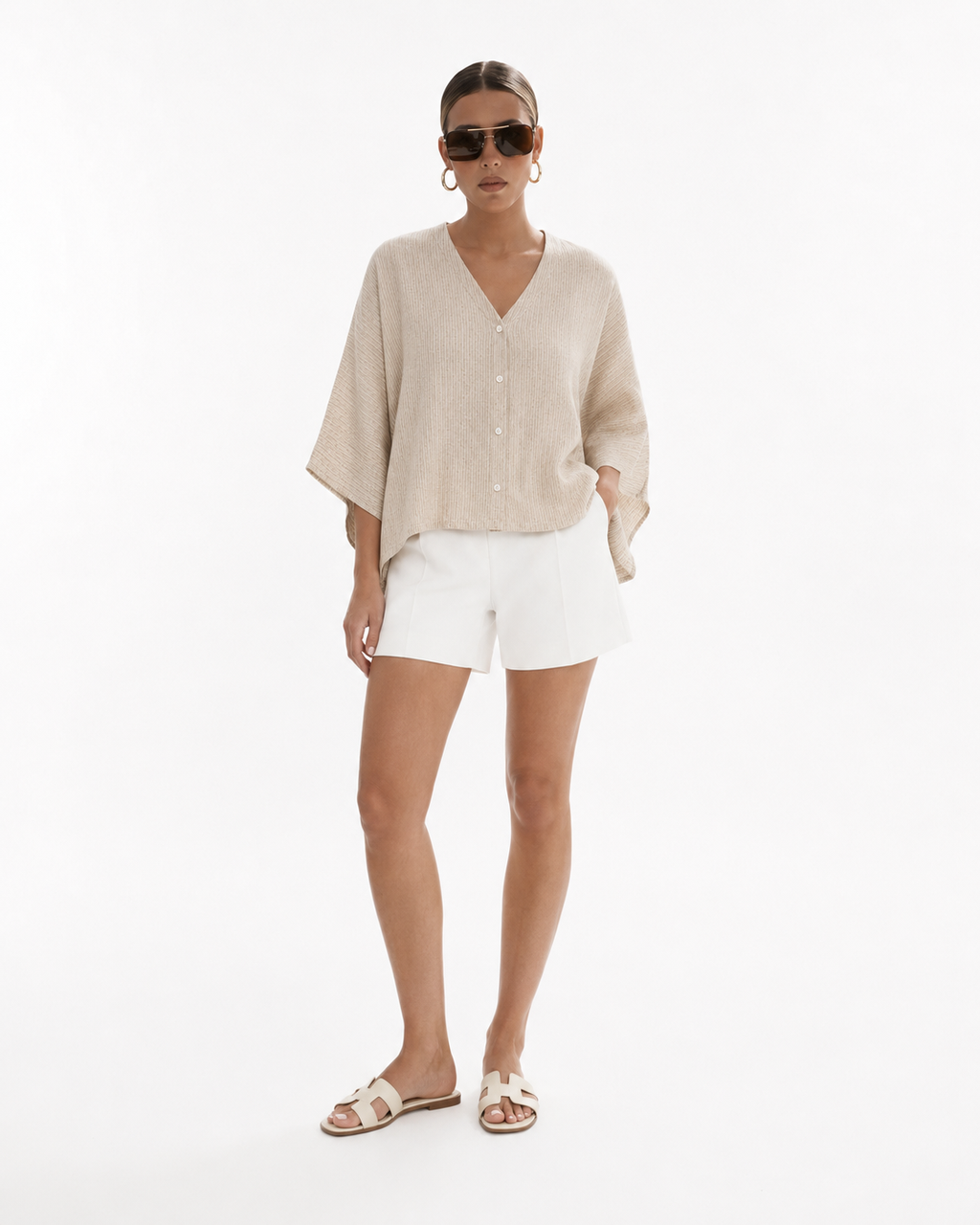 Baige Kimono Shirt