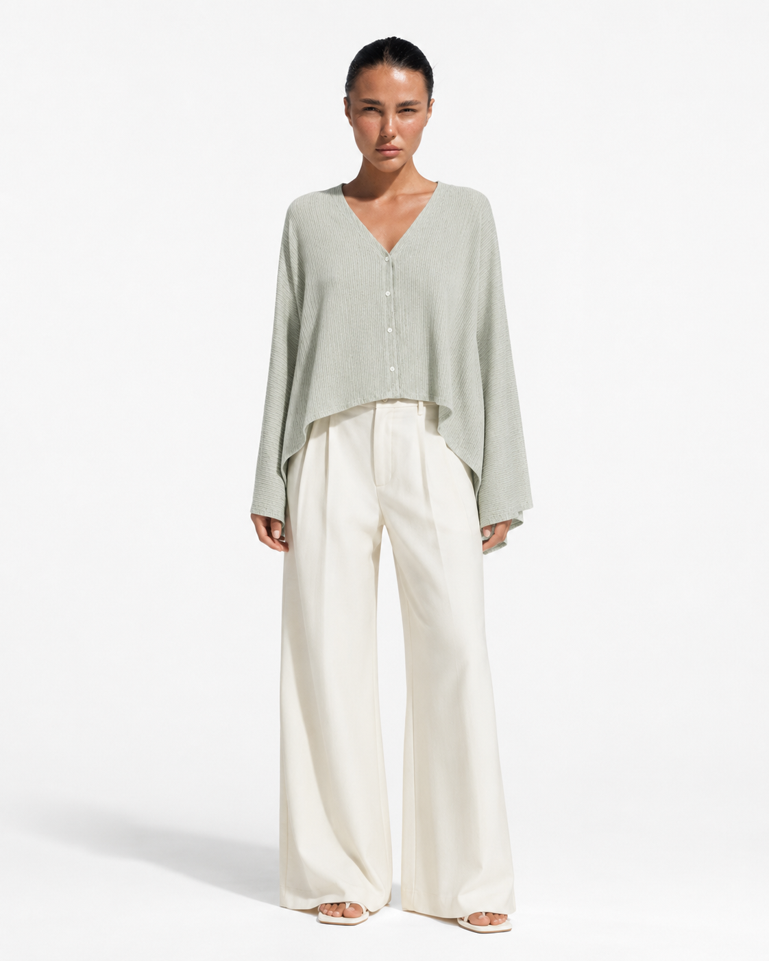 Mint Kimono Shirt