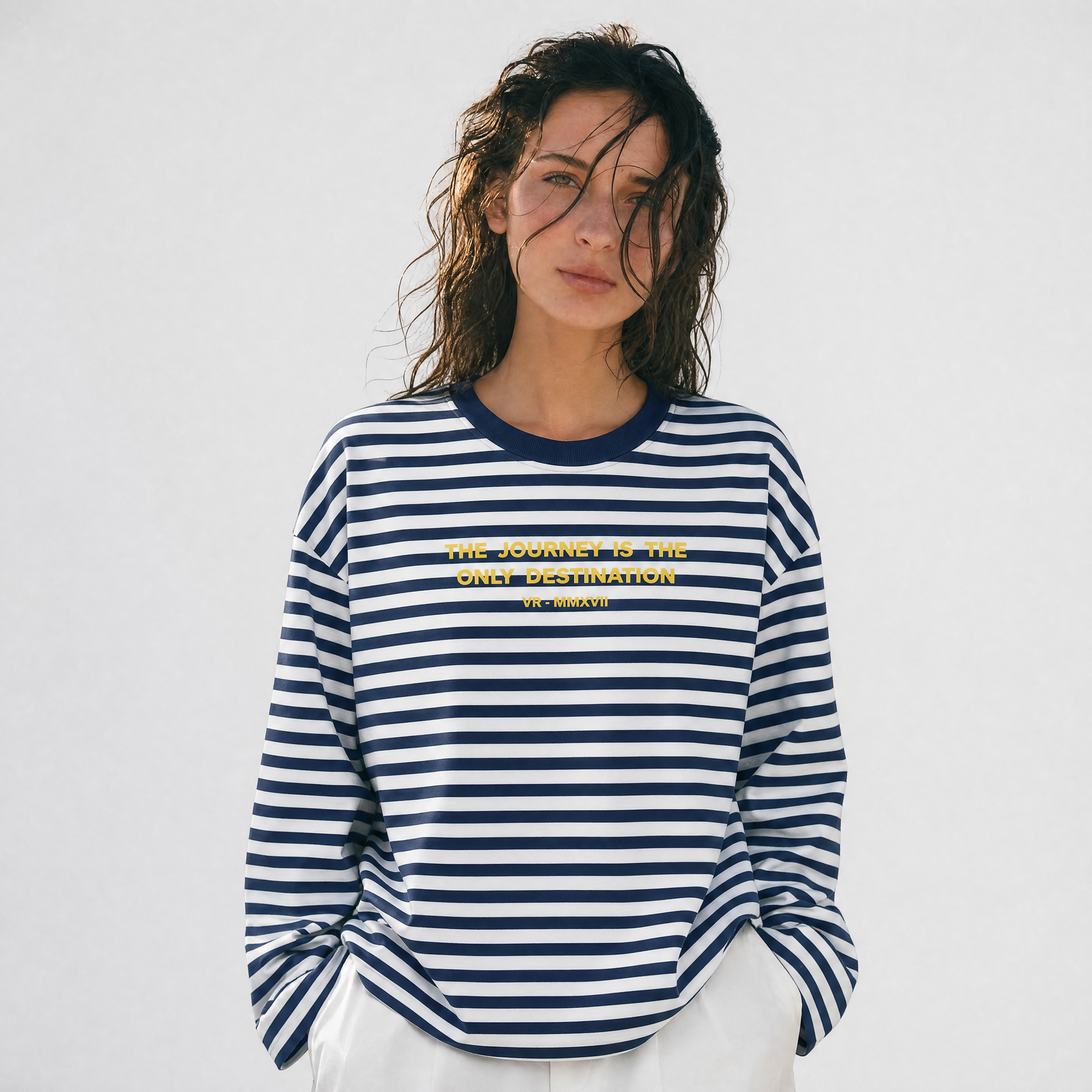 Navy Stripe Long Sleeve