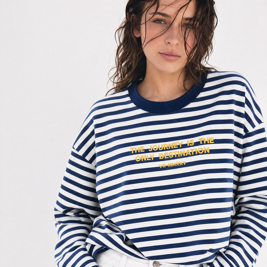 Navy Stripe Long Sleeve